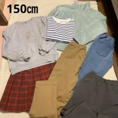 ユニクロ　グローバルワーク　女の子まとめ売り150㎝　7点セット