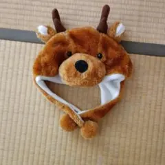 鹿デザインの帽子