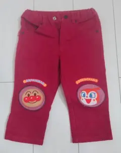 アンパンマン ドキンちゃん 刺繍パンツ デニム生地95cm