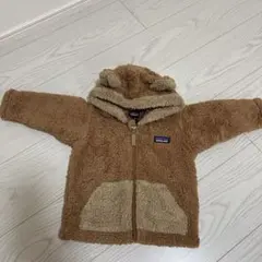 パタゴニア　子供服　フード付きボアアウター60センチ3m〜6m