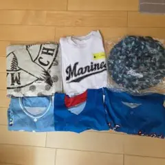 千葉ロッテマリーンズユニフォーム、帽子、タオル他 応援セット⑤