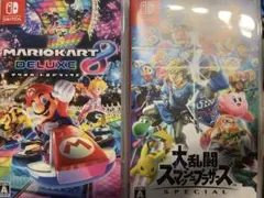 【美品】Switch スマブラSpecial　マリオカート8