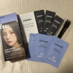 コスノリ　COSNORI 眉毛脱色 misty ash black