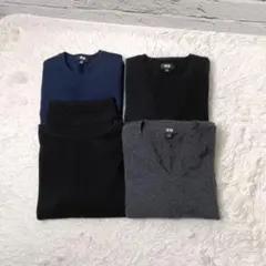 UNIQLO／ユニクロ　カシミヤセーター　4枚セット カシミヤ100%