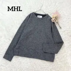 MHL. マーガレットハウエル 長袖ニット セーター グレー L 無地