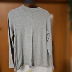 UNIQLO グレー ハイネックカットソーTシャツ XL