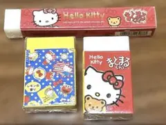 平成レトロ ハローキティ 消しゴム 3点セット