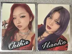 HANA トレカ　ランダムフォトカード・ステッカーセット CHIKA NAOKO