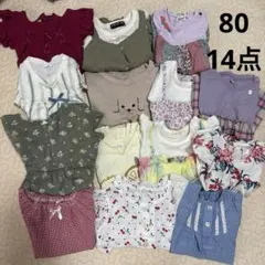 女の子　夏服　半袖　まとめ売り　80