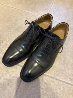 美品☆綺麗☆SCOTCH GRAIN ストレートチップ☆24.5㎝☆ ブラック