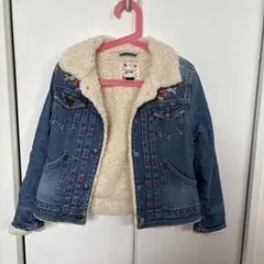 GAPデニムジャケット ボア付き 110cm