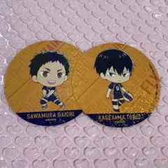 ハイキュー アニカフェ 特典 コースター ホロ 影山 澤村