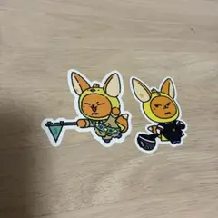 ファンチュン　ステッカー2枚セット　TXT