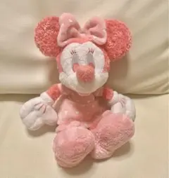 【値下げ⭐︎】美品⭐︎ミニーマウス　ぬいぐるみ　(ピンク・ハート)