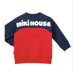 miki HOUSE 赤紺 トレーナー 90cm