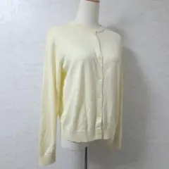 UNIQLO ユニクロ クルーネック カーディガン 春色 イエロー