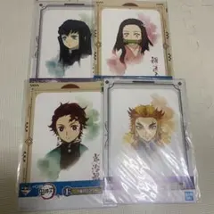一番くじ鬼滅の刃 ミニポスター 4枚セット