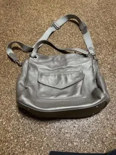 Hanaa-fu produced by BARCOSグレー ショルダーバッグ