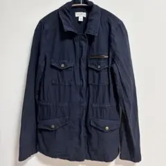 【LOFT】ミリタリージャケット M65風 ネイビー XS（M相当）