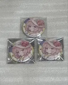 nqrse 缶バッジ 麦わら帽子