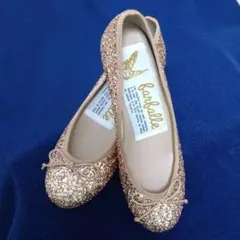 ❮未使用品❯ファルファーレ　グリッターバレエシューズ