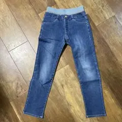ハートポケット デニムパンツ 長ズボン 130cm