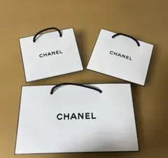 CHANEL ホワイト ショップ袋 ショッパー 3枚