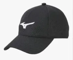 MIZUNO ジュニア キャップ ブラック 53-55cmのサムネイル