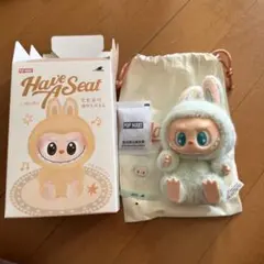 【正規品】 LABUBU ラブブ Have a seat QUQU グリーン