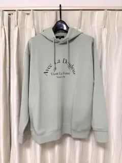 BEAMS HEART SCダンボールPTPKフードパーカーミントグリーン