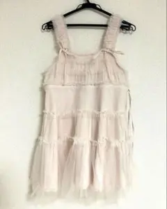 メリージェニー チュールコルセットミニワンピース