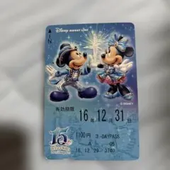 ディズニー リゾートライン フリーきっぷ 2018 35周年 ミッキー 使用