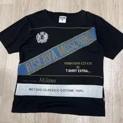 MOSCHINO RISERVA Tシャツ ブラックのサムネイル