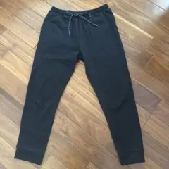 しまむら　裏起毛　ブラック LL ジョガーパンツ　スウェットパンツ
