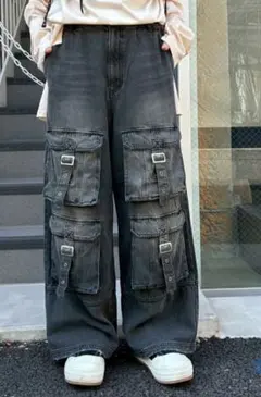 SLY WASHED SATIN CARGO パンツ サテン カーゴパンツ - メルカリ