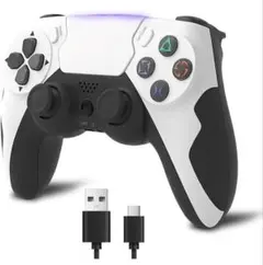 PS4 コントローラー ワイヤレス 1000mAh 20時間使用可 連射機能