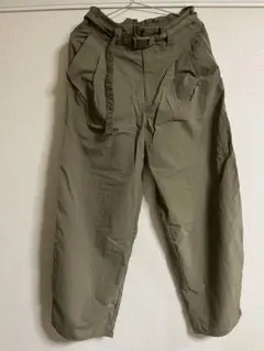 【最終値下げ】GUオリーブグリーン ワークパンツ