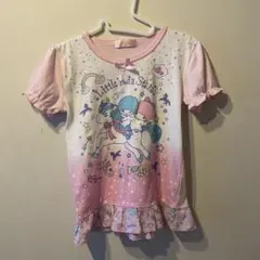 リトルツインスターズ パジャマ上下　ピンク　サイズ140