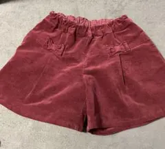 BeBe コーデュロイキュロットスカート140