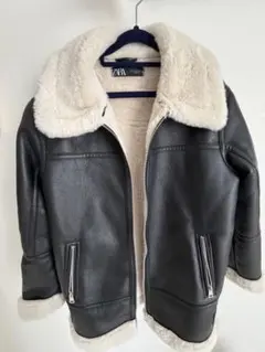 ZARA ブラックレザージャケット Sサイズ