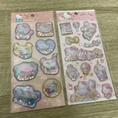 《正規品》ハローキティ2点セット カプセルシール ウォーターシール