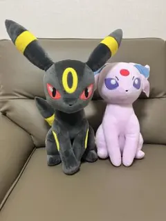 ポケットモンスター めちゃもふぐっとぬいぐるみブラッキー エーフィ