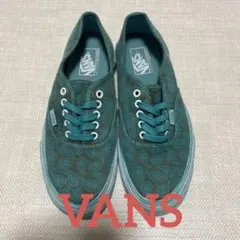 [美品]VANS バンズ authentic オーセンティック ペイズリー 緑