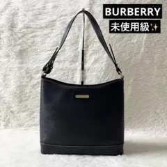 未使用級✨バーバリー　ワンショルダーバッグ　ノバチェック　シャドーホース　黒のサムネイル