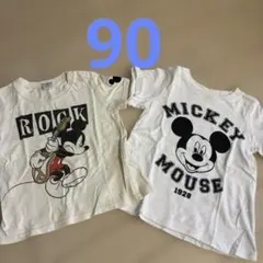 ミッキーTシャツ2枚セット