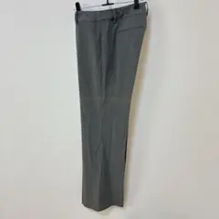美品 ボトムス グレー スラックス ストレート パンツ 仕事着 キレイめ