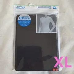 【新品】ユニクロ エアリズム UVカットクルーネックT 長袖 XL 1枚シルク混
