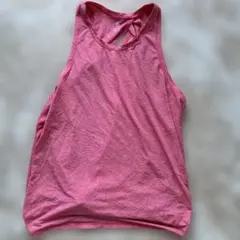 GapFit BREATHE M ピンク ヨガタンクトップのサムネイル