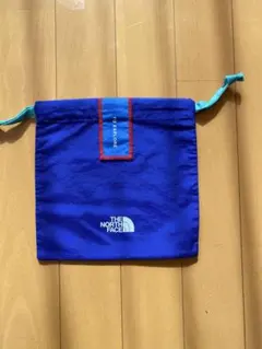 THE NORTH FACE 巾着袋 青色 ノースフェイス　新品未使用