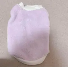 薄紫色のフリース犬服 Sサイズ